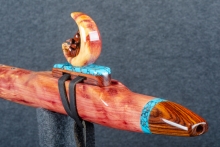Easter Red Cedar Burl Native American Flute, Minor, Mid F#-4, #Q15A (3)